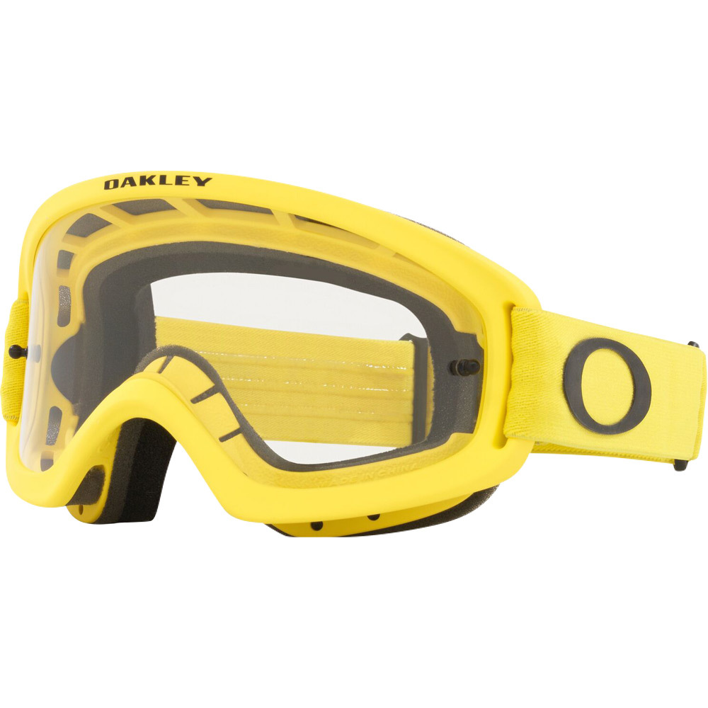 Oakley O-frame  XS Pro Yellow/Clear Hi Impact Kids Goggles at MXstore