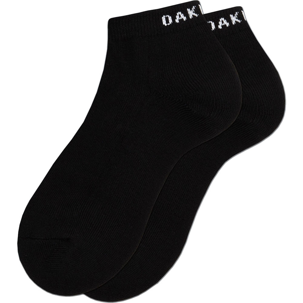 Oakley Short Solid Black 3 Pack Socks at MXstore