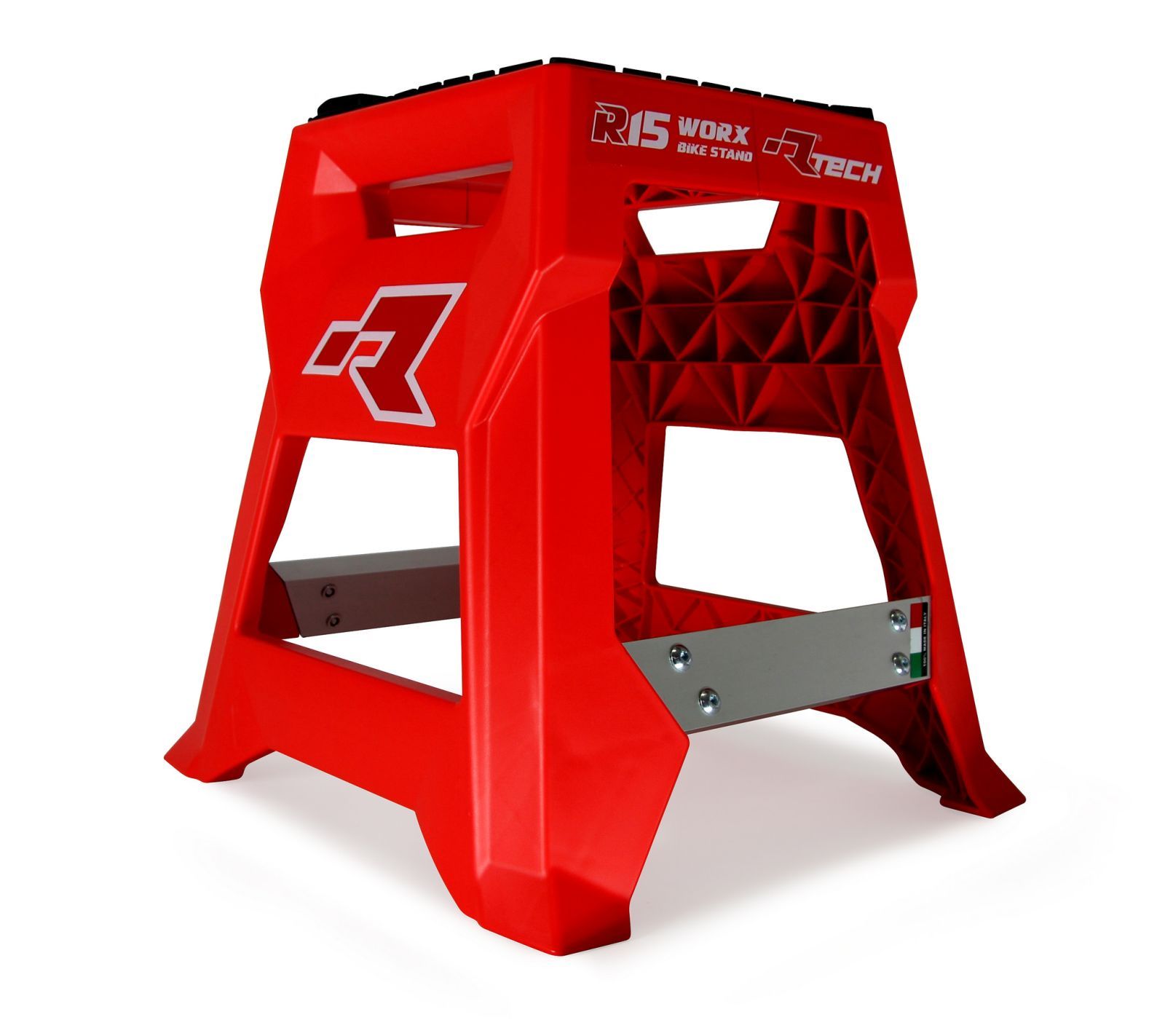 Racetech R15 Red Worx Bike Stand at MXstore