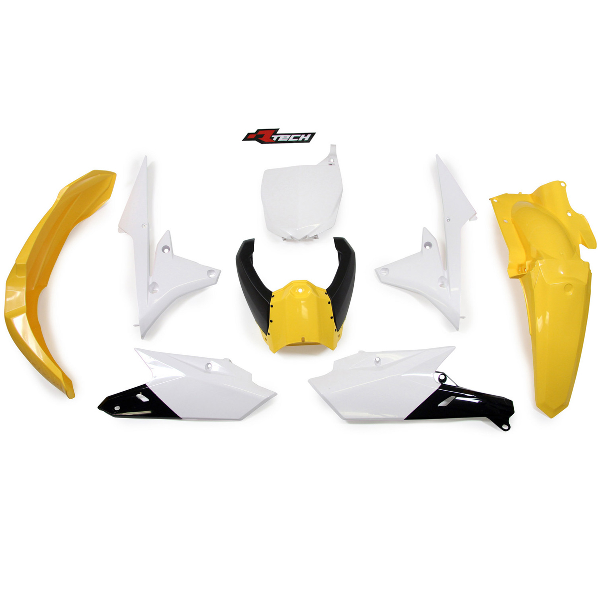 Racetech Yamaha YZF 250/450 14-18 Retro Plastics Kit at MXstore