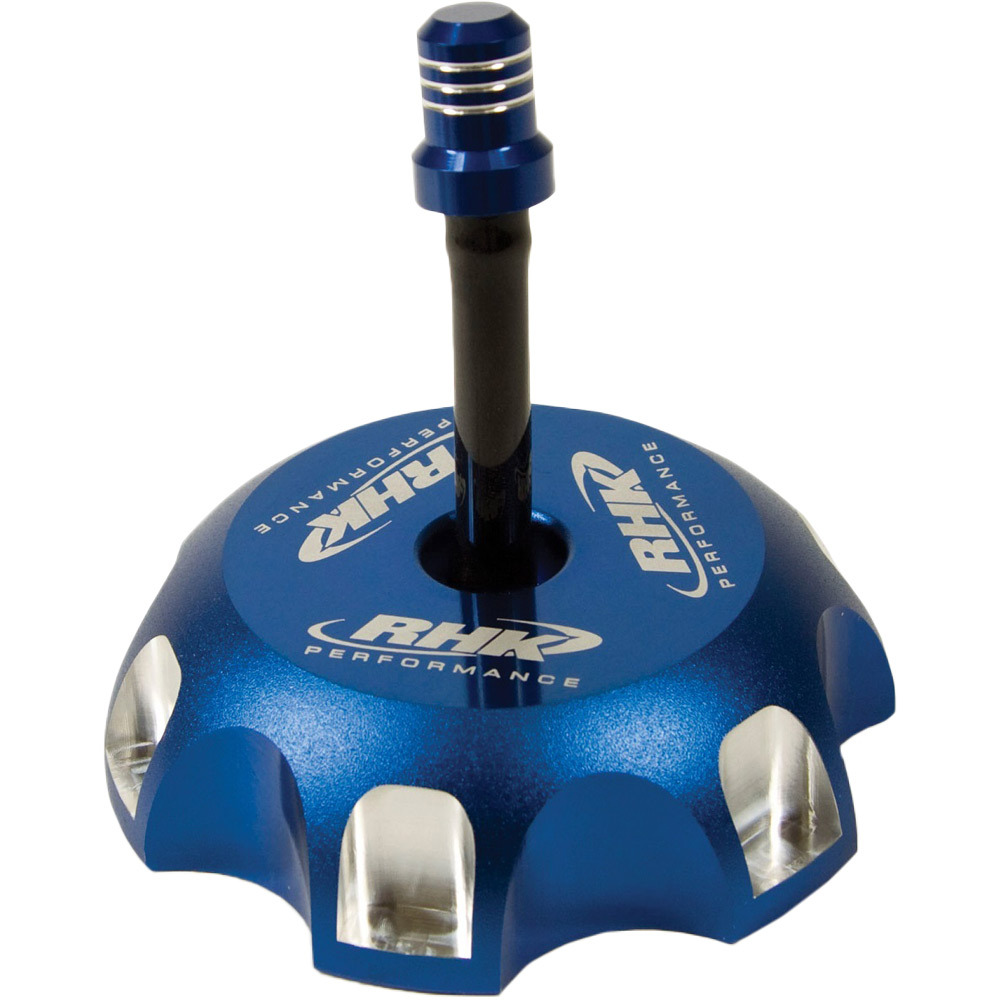 RHK KTM SX/EXC Blue Alloy Fuel Tank Cap With Valve at MXstore