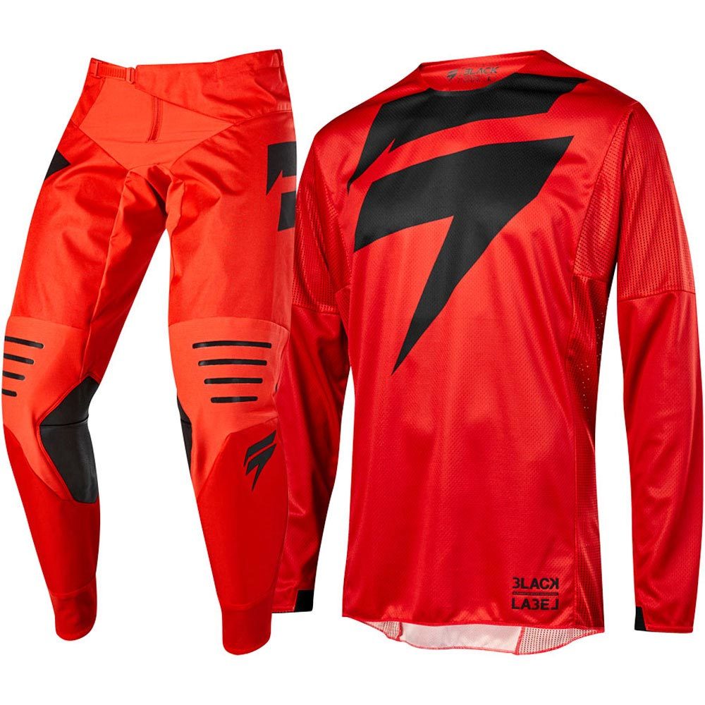 red motocross gear