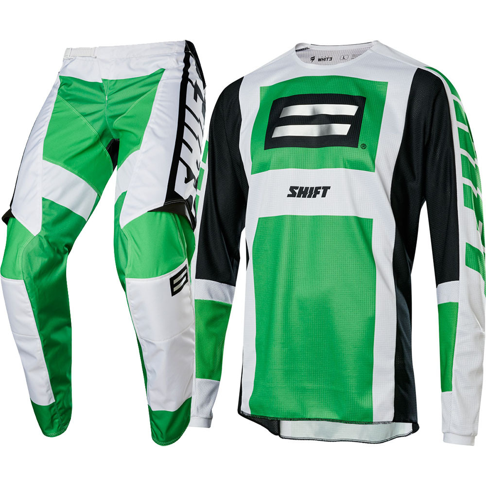 green dirt bike gear