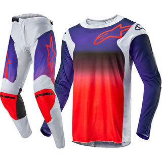 Alpinestars 2024 Racer Hoen Light Grey/Hot Orange/Black Jersey at MXstore