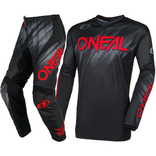 Oneal 2025 Element Racewear Black/Red Gloves at MXstore