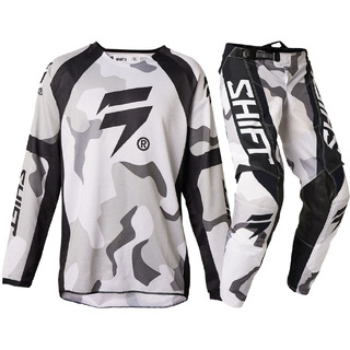 Shift 2023 WHIT3 Label Posn White Camo Kids Pants at MXstore